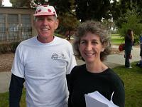 DSCN4045  Dave White with Kathy Keenen, head of San Diego County Bicycle Coalition, a sponsor of the event