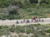 breakaway  The breakaway coming up the Shin Rd.