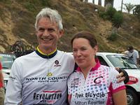 ShusanahPillingerKarlsEscort  Karl escorts Susanah Pillinger, attempting to be first female Brit to finish RAAM. Unfortunate crash and broken collarbone at mile 2145 while in 3rd place. Next year...