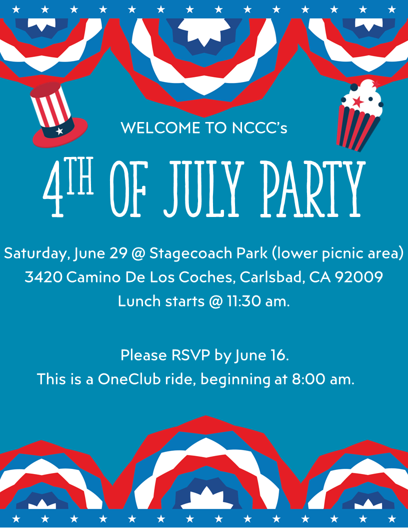 NCCC 4th of July Picnic and Rides